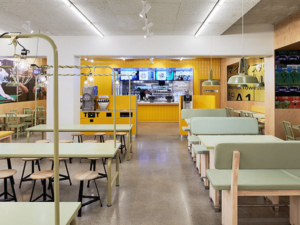YOI Fast Food Restaurant // Lomar Arkitekter & JVD | Afflante.